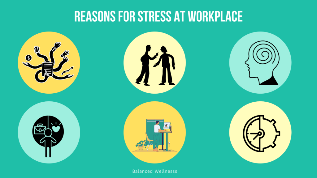 Reasons for stress at workplace